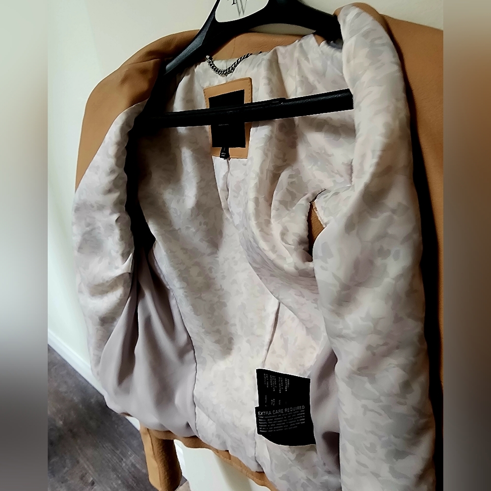 MARC NEW YORK | Light tan leather jacket | EUC ☆ - Picture 10 of 12